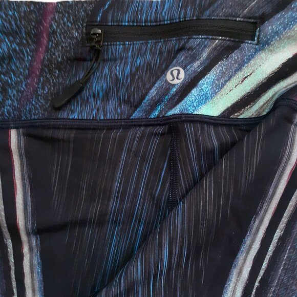 Lululemon Limited Edition Speed Wunder Electrobeam Nulux Leggings Size 6 - Picture 4 of 5